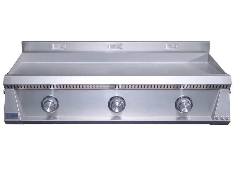 Le Griddle Pro Series 105 41-Inch 3-Burner Freestanding Gas Griddle with Lights - 3mm Plate