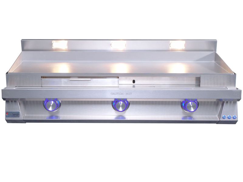 Le Griddle Pro Series 105 41-Inch 3-Burner Freestanding Gas Griddle with Lights - 3mm Plate