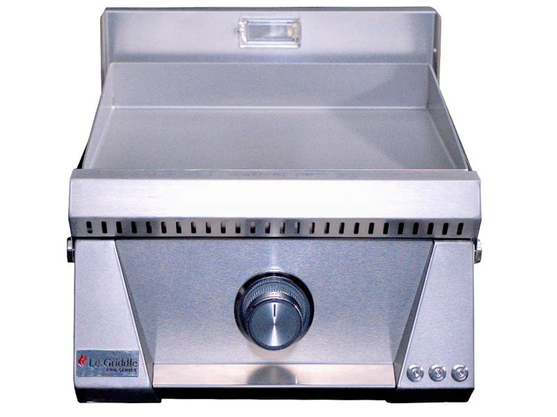 Le Griddle Pro Series 40 16-Inch 1-Burner Freestanding Gas Griddle with Lights - 3mm Plate