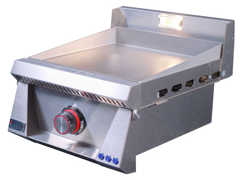 Le Griddle Pro Series 40 16-Inch 1-Burner Freestanding Gas Griddle with Lights - 3mm Plate