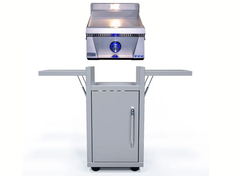 Le Griddle Pro Series 40 16-Inch 1-Burner Freestanding Gas Griddle with Lights - 3mm Plate