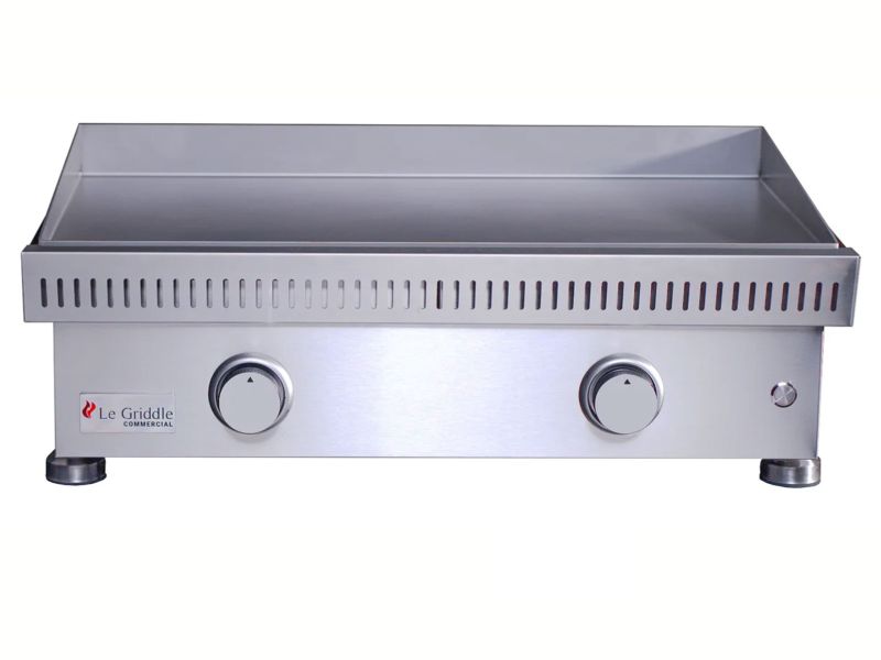 Le Griddle Commercial Series 75 30-Inch 2-Burner Gas Griddle - 3mm Plate
