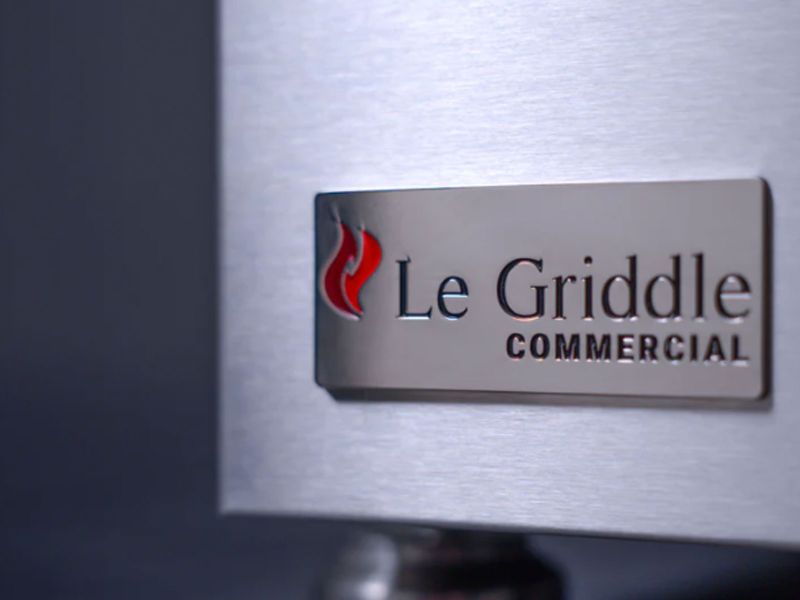 Le Griddle Commercial Series 75 30-Inch 2-Burner Gas Griddle - 6mm Plate