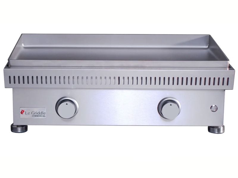 Le Griddle Commercial Series 75 30-Inch 2-Burner Freestanding Gas Griddle - 6mm Plate