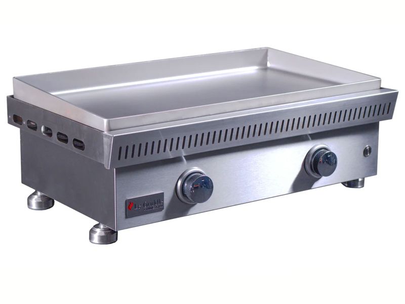 Le Griddle Commercial Series 75 30-Inch 2-Burner Freestanding Gas Griddle - 6mm Plate