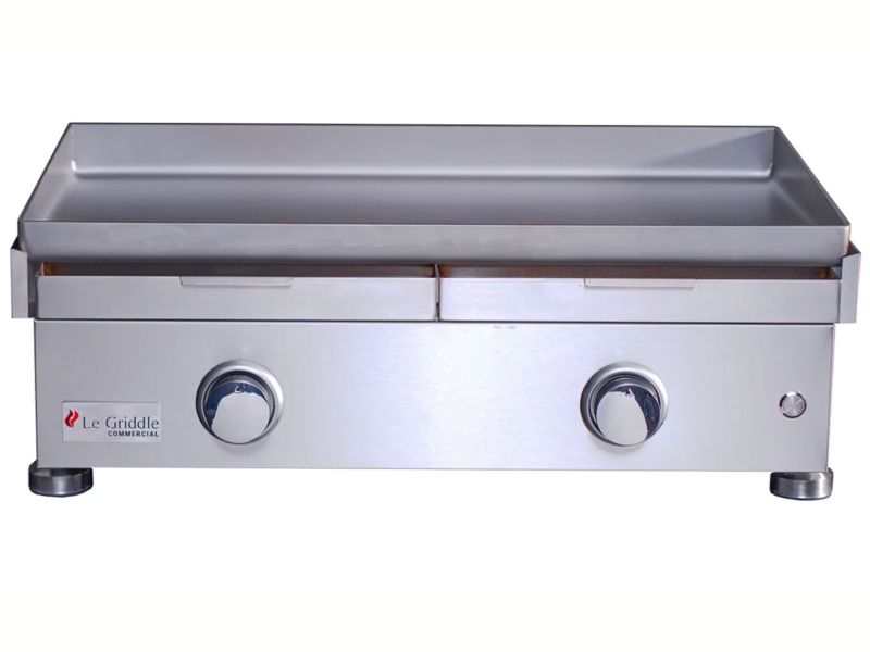 Le Griddle Commercial Series 75 30-Inch 2-Burner Freestanding Gas Griddle - 6mm Plate