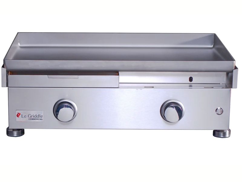 Le Griddle Commercial Series 75 30-Inch 2-Burner Freestanding Gas Griddle - 6mm Plate