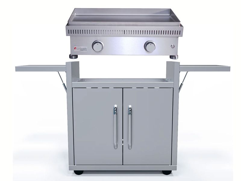 Le Griddle Commercial Series 75 30-Inch 2-Burner Freestanding Gas Griddle - 6mm Plate