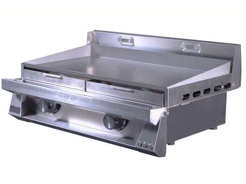 Le Griddle Pro Series 75 30-Inch 2-Burner Freestanding Gas Griddle with Lights - 3mm Plate