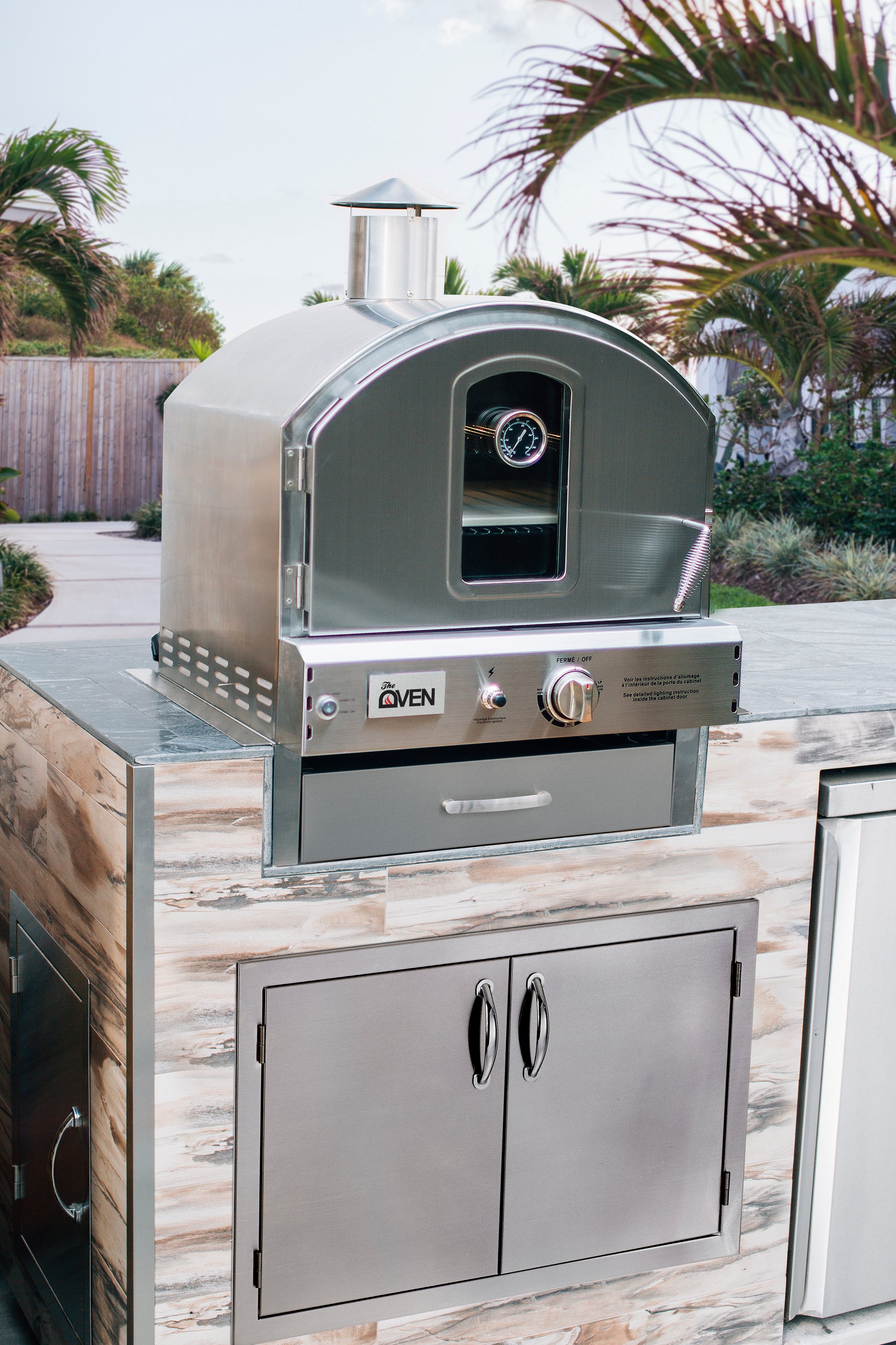 Summerset Built-In or Countertop Gas Outdoor Pizza Oven (deprecated)