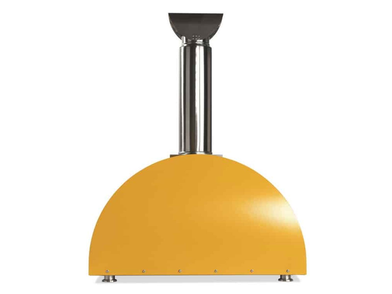 coyote 40-inch duomo wood-fired pizza oven - yellow