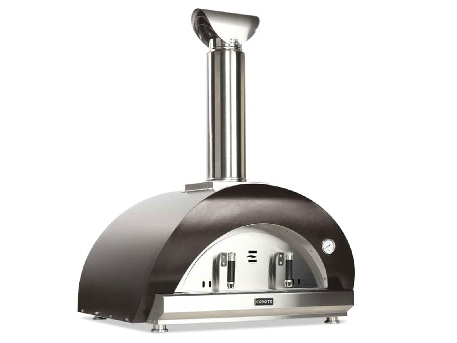 coyote 40-inch duomo wood-fired pizza oven - copper
