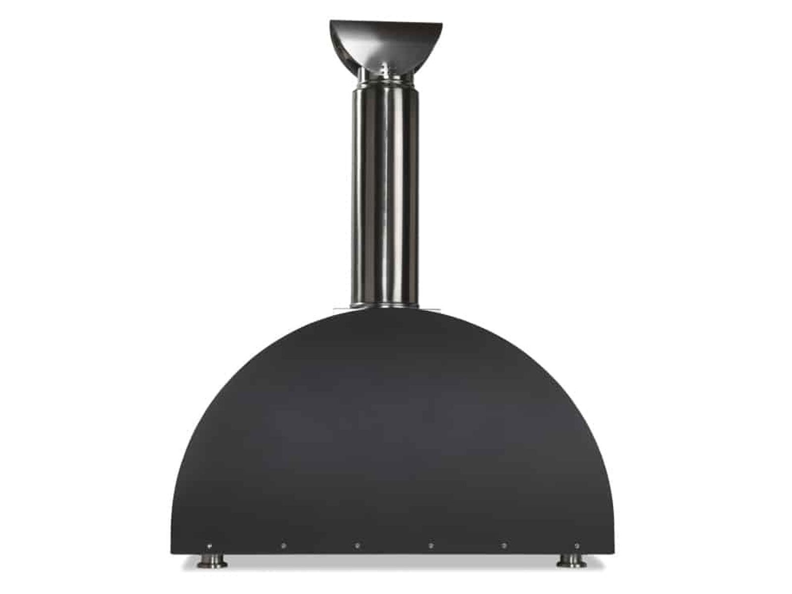 coyote 40-inch duomo wood-fired pizza oven - matte black