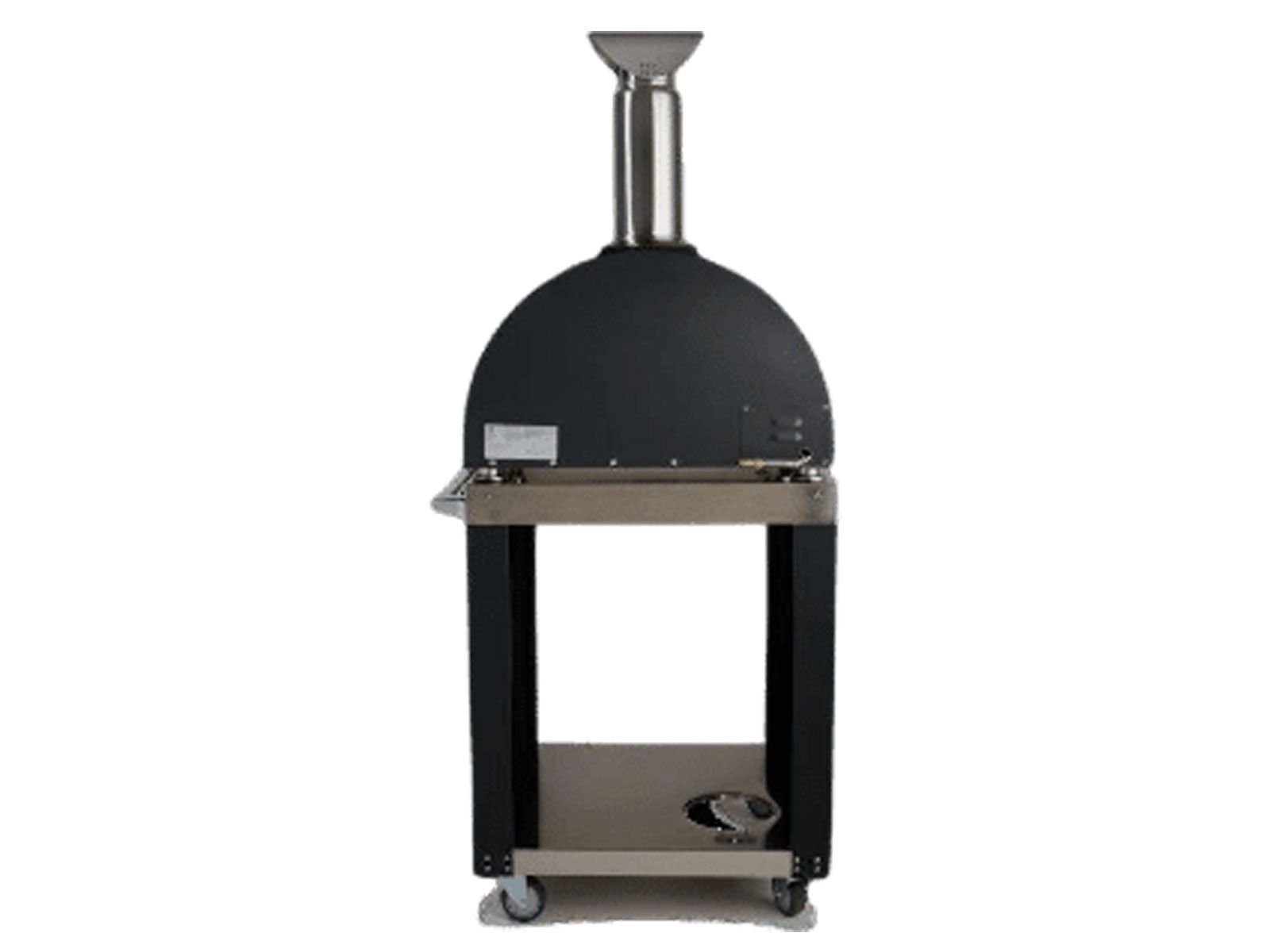 cart for coyote hybrid multi-fuel pizza oven