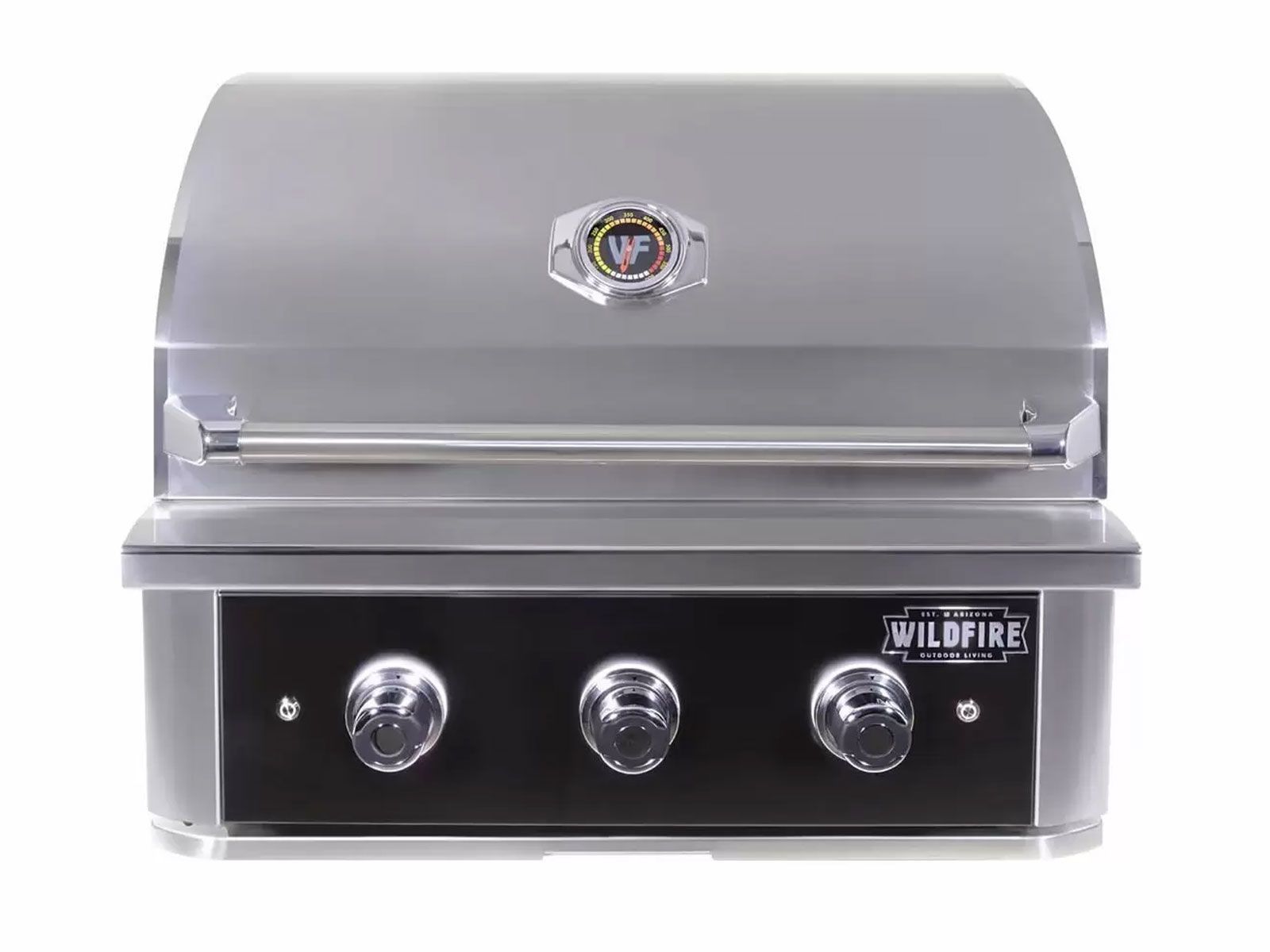Parrilla de gas independiente Wildfire Ranch Pro de 30 pulgadas, de acero inoxidable 304, color negro 