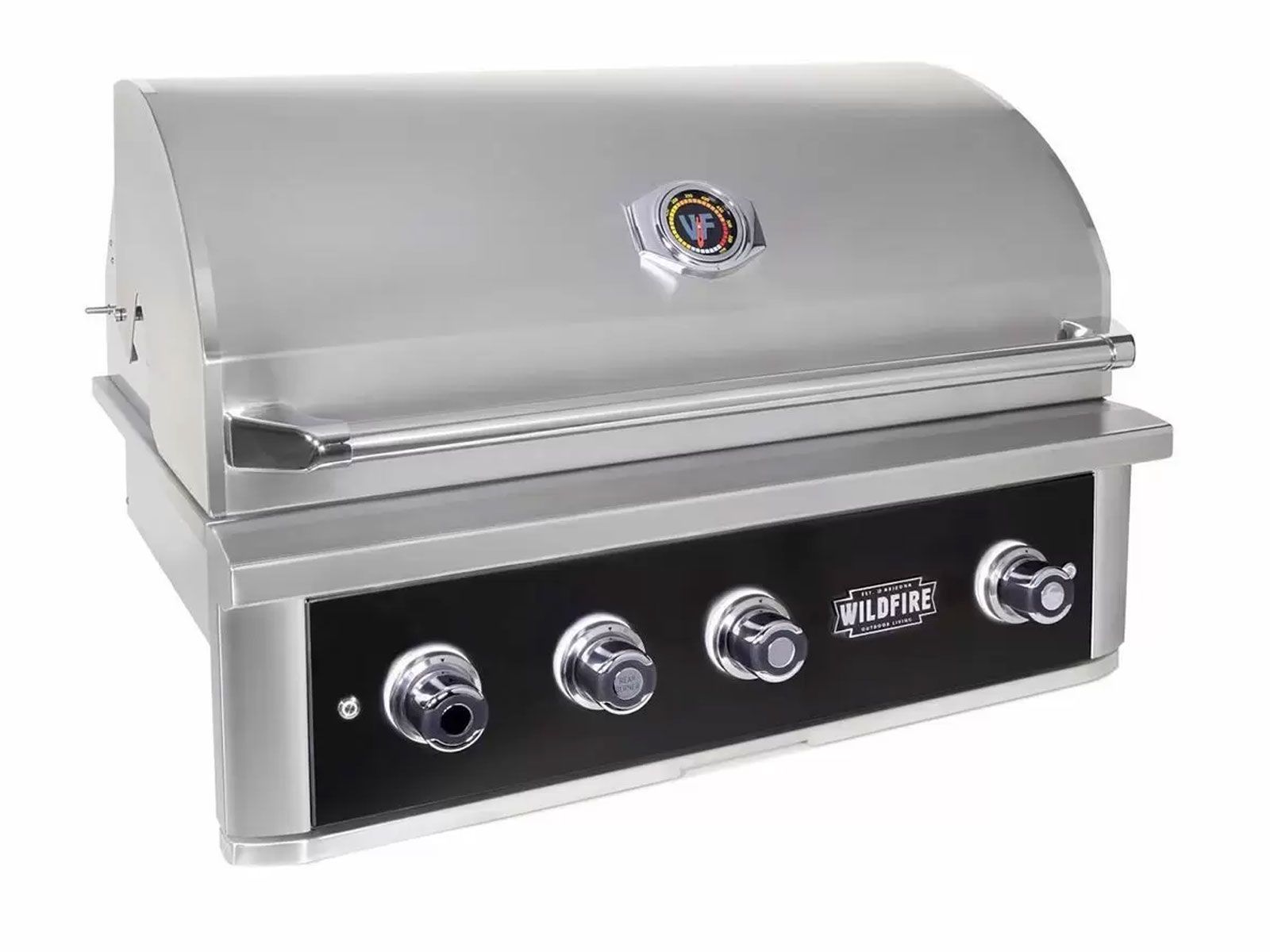 Parrilla de gas independiente Wildfire Ranch Pro de 36 pulgadas, de acero inoxidable 304, color negro 