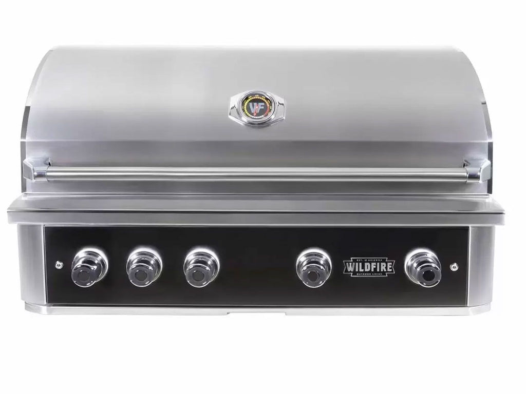 Wildfire Ranch Pro 42-Inch Black 304 Stainless Steel Freestanding Gas Grill