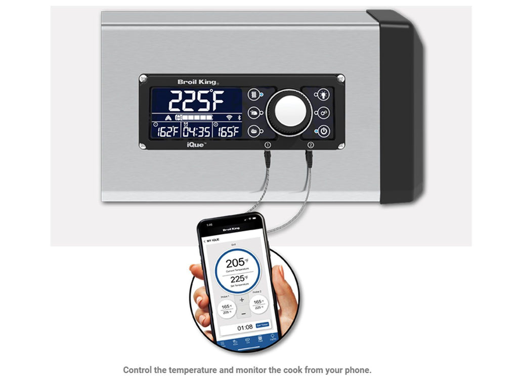 Broil King Imperial QS 690i 6-Burner Gas Grill Island With Rotisserie & Side Burner & iQue™ Technology Control