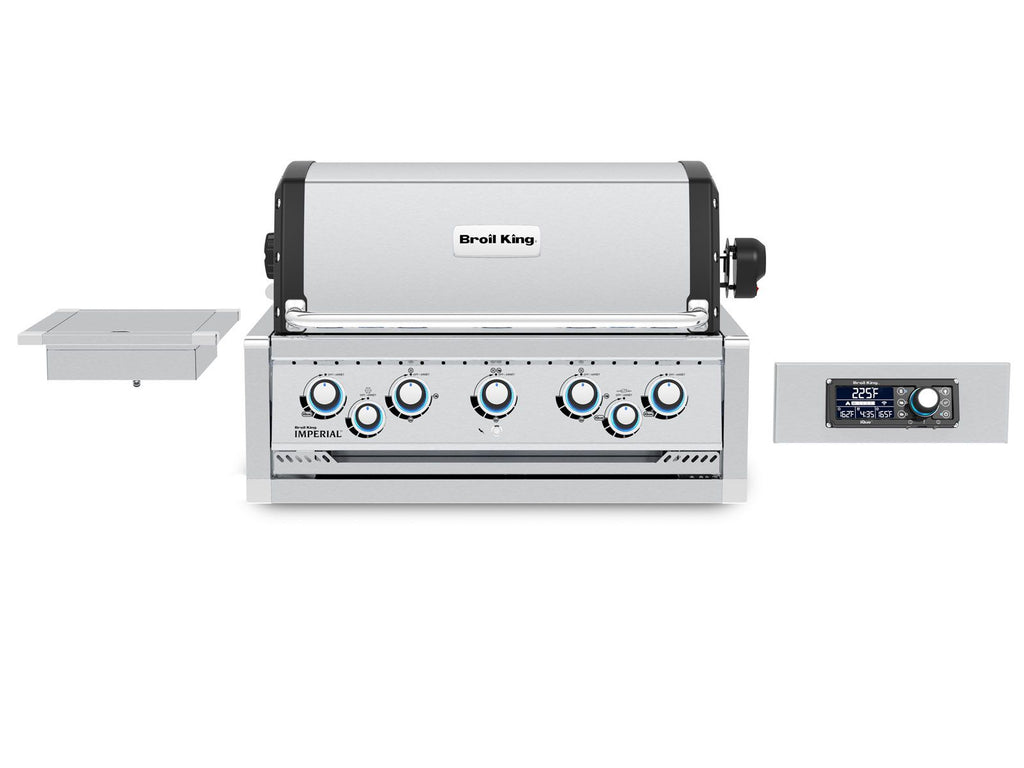 Broil King Imperial QS 590i 5-Burner Gas Grill Island With Rotisserie & Side Burner & iQue™ Technology Control