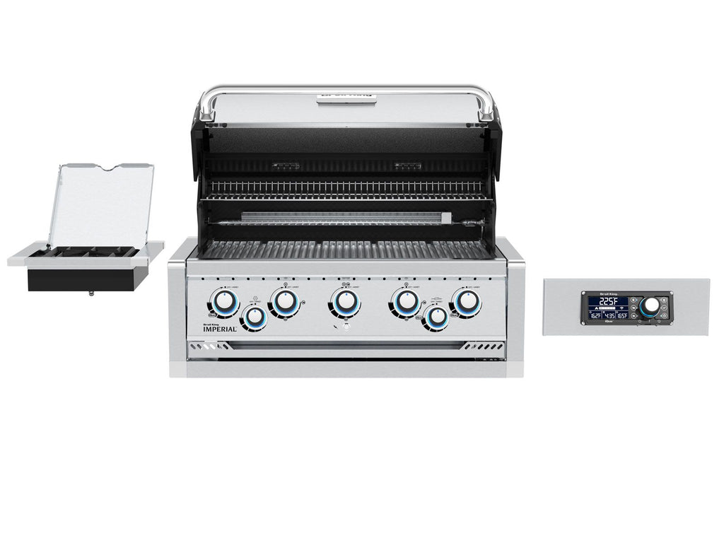 Broil King Imperial QS 590i 5-Burner Gas Grill Island With Rotisserie & Side Burner & iQue™ Technology Control