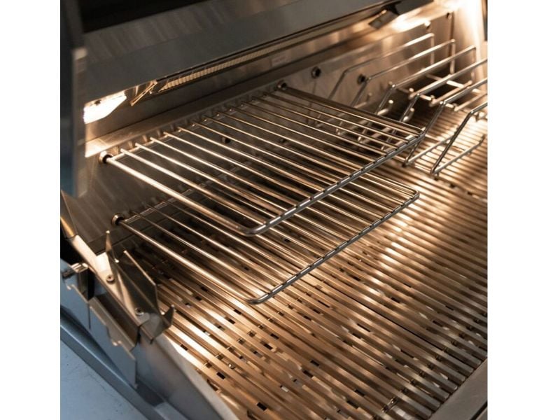 Summerset Quest 36-Inch 3-Burner Built-in Gas Grill with Rear Infrared Burner, Rotisserie Kit & Drop-In Griddle Plate (QST36)
