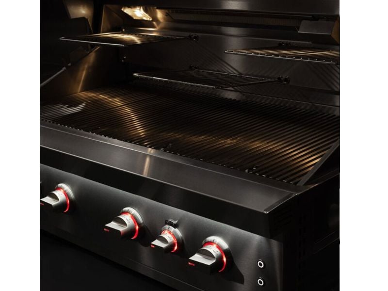 Summerset Quest 36-Inch 3-Burner Built-in Gas Grill with Rear Infrared Burner, Rotisserie Kit & Drop-In Griddle Plate (QST36)