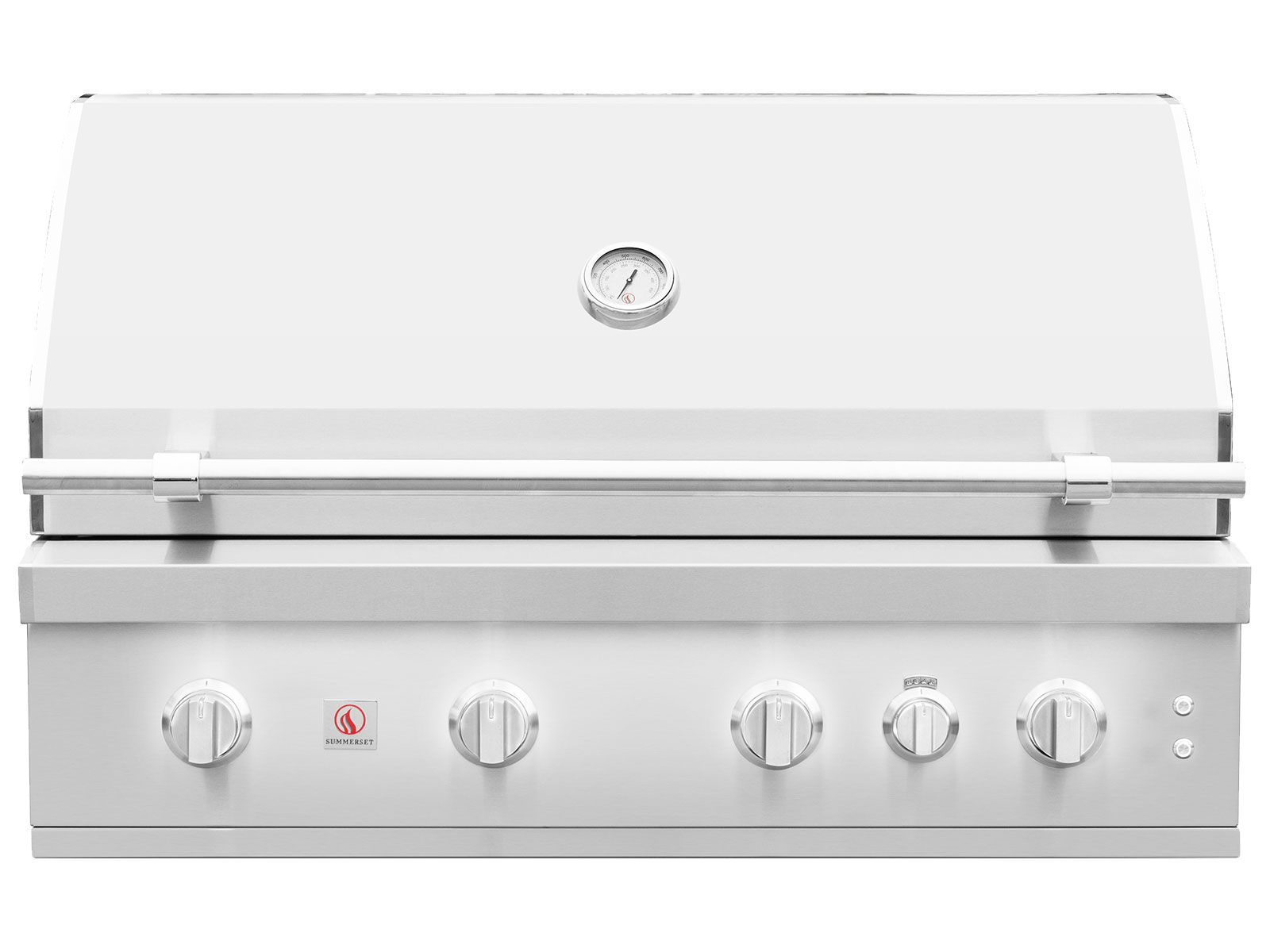 Summerset Quest 42-Inch 4 Burner Built-In Gas Grill with Rear Infrared Burner, Rotisserie Kit & Drop-In Griddle Plate (QST42)