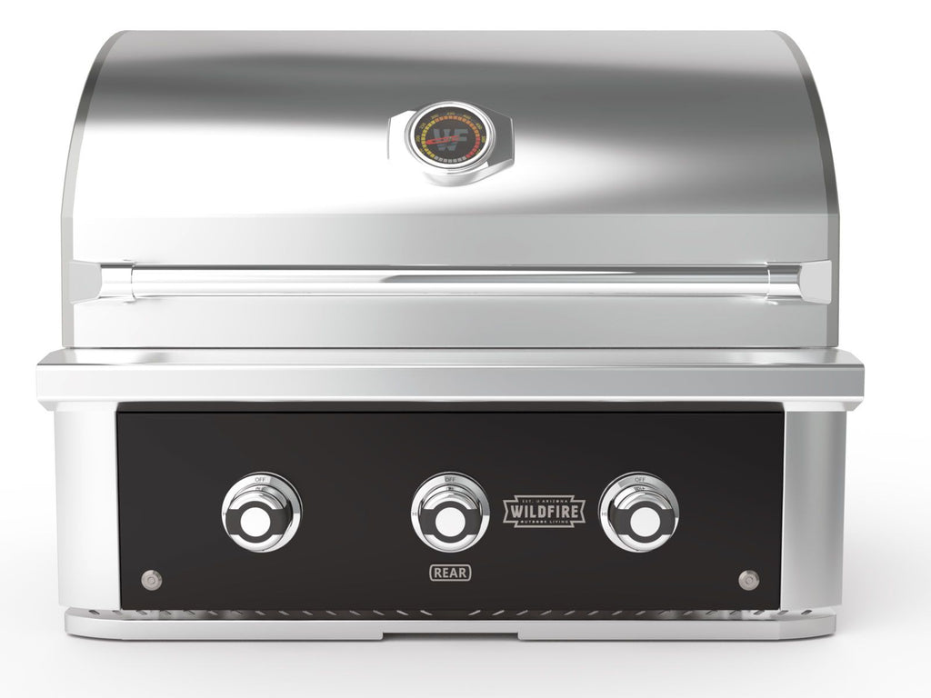 Wildfire Ranch Pro 30-Inch 2 Burner Black 304 Stainless Steel Gas Grill