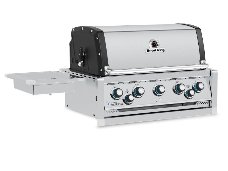 Broil King 8-Foot Outdoor Kitchen Island with Imperial S 590i 5-Burner Gas Grill, Rotisserie & Side Burner