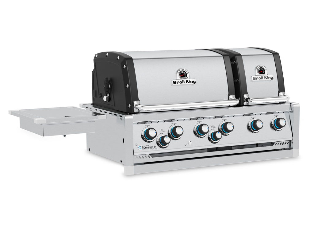 Broil King 8 1/2-Foot Outdoor Kitchen Island with Imperial S 690i 6-Burner Gas Grill, Rotisserie & Side Burner