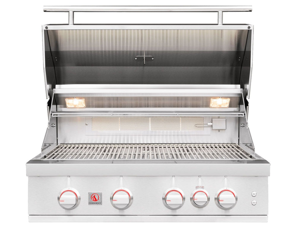 Summerset Sizzler Pro 32-inch 4-Burner Built-In Gas Grill w/ Rear Infrared Burner (SZRPRO32)