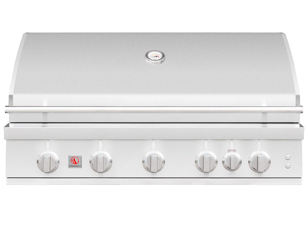 Summerset Sizzler Pro 40-Inch 5-Burner Built-In Gas Grill With Rear Infrared Burner (SZPRO40)