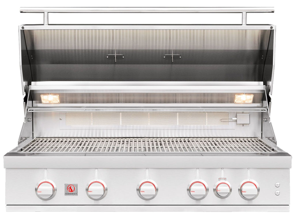 Summerset Sizzler Pro 40-Inch 5-Burner Built-In Gas Grill With Rear Infrared Burner (SZPRO40)