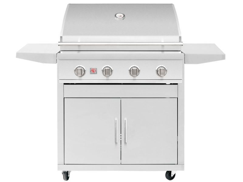 Summerset Sizzler 32-Inch 4-Burner Freestanding Gas Grill (SZR32+CART)