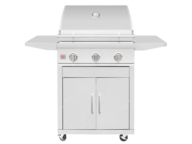 Summerset Sizzler 25-Inch 3-Burner Freestanding Gas Grill (SZR25+CART)
