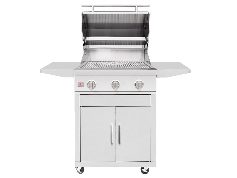Summerset Sizzler 25-Inch 3-Burner Freestanding Gas Grill (SZR25+CART)