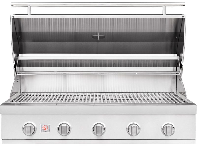 Summerset Sizzler 40-Inch 5-Burner Freestanding Gas Grill On Deluxe Cart