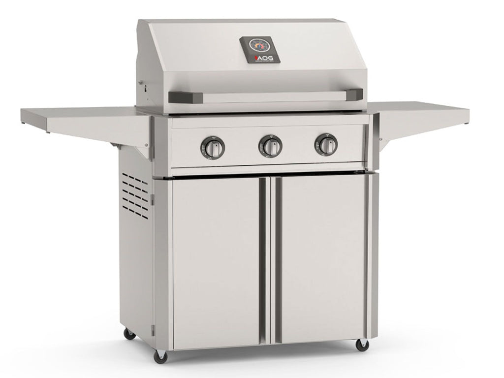 American Outdoor Grill T-Series 30-Inch 3-Burner Gas Grill on Cart