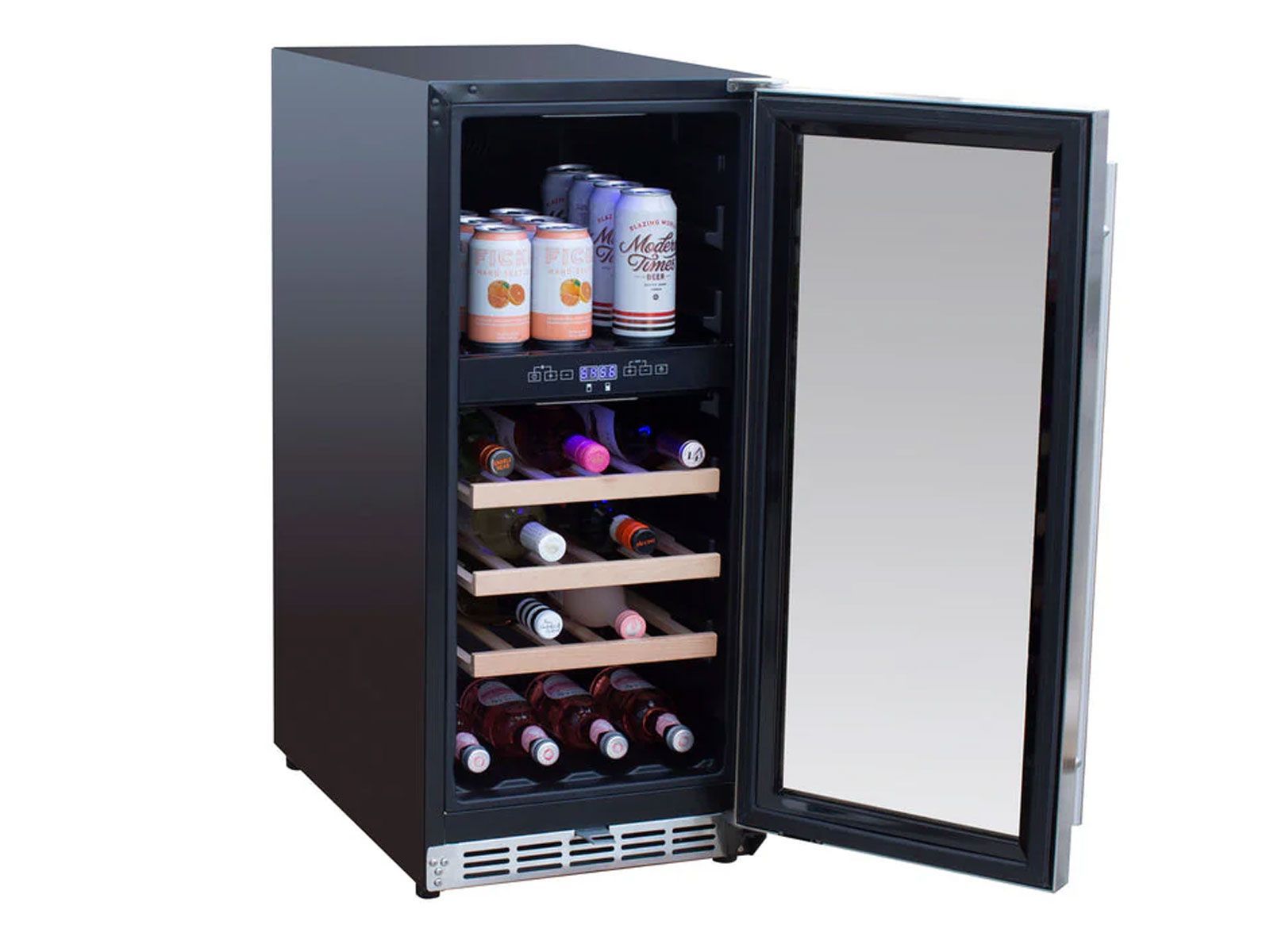 Summerset 15-Inch Outdoor Rated Dual Zone Wine Cooler