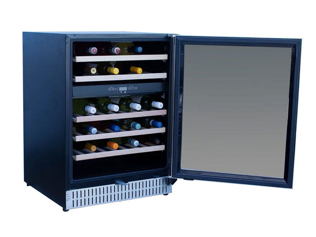 Summerset 24-Inch Outdoor Rated Dual Zone Wine Cooler