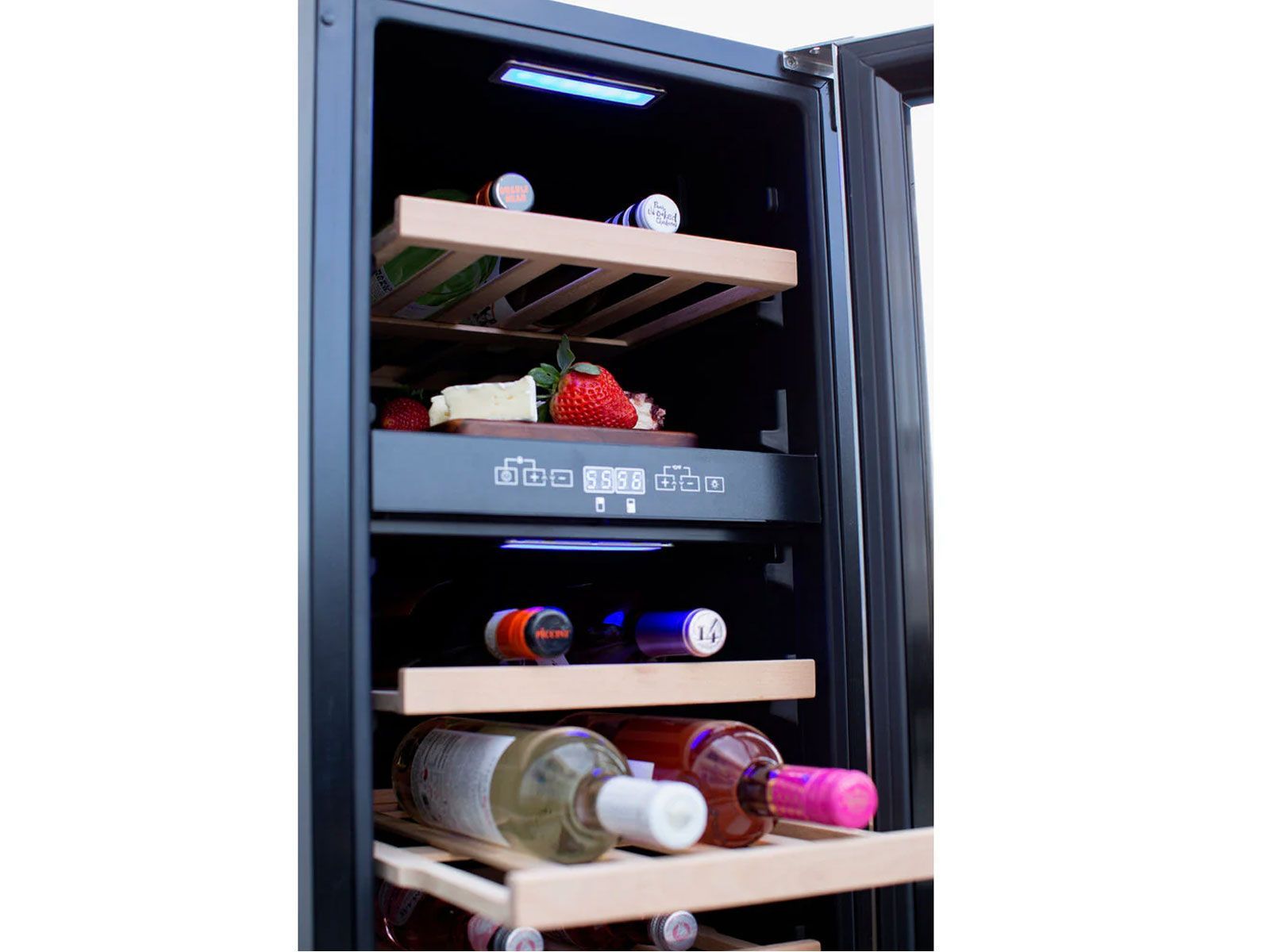Summerset 15-Inch Outdoor Rated Dual Zone Wine Cooler