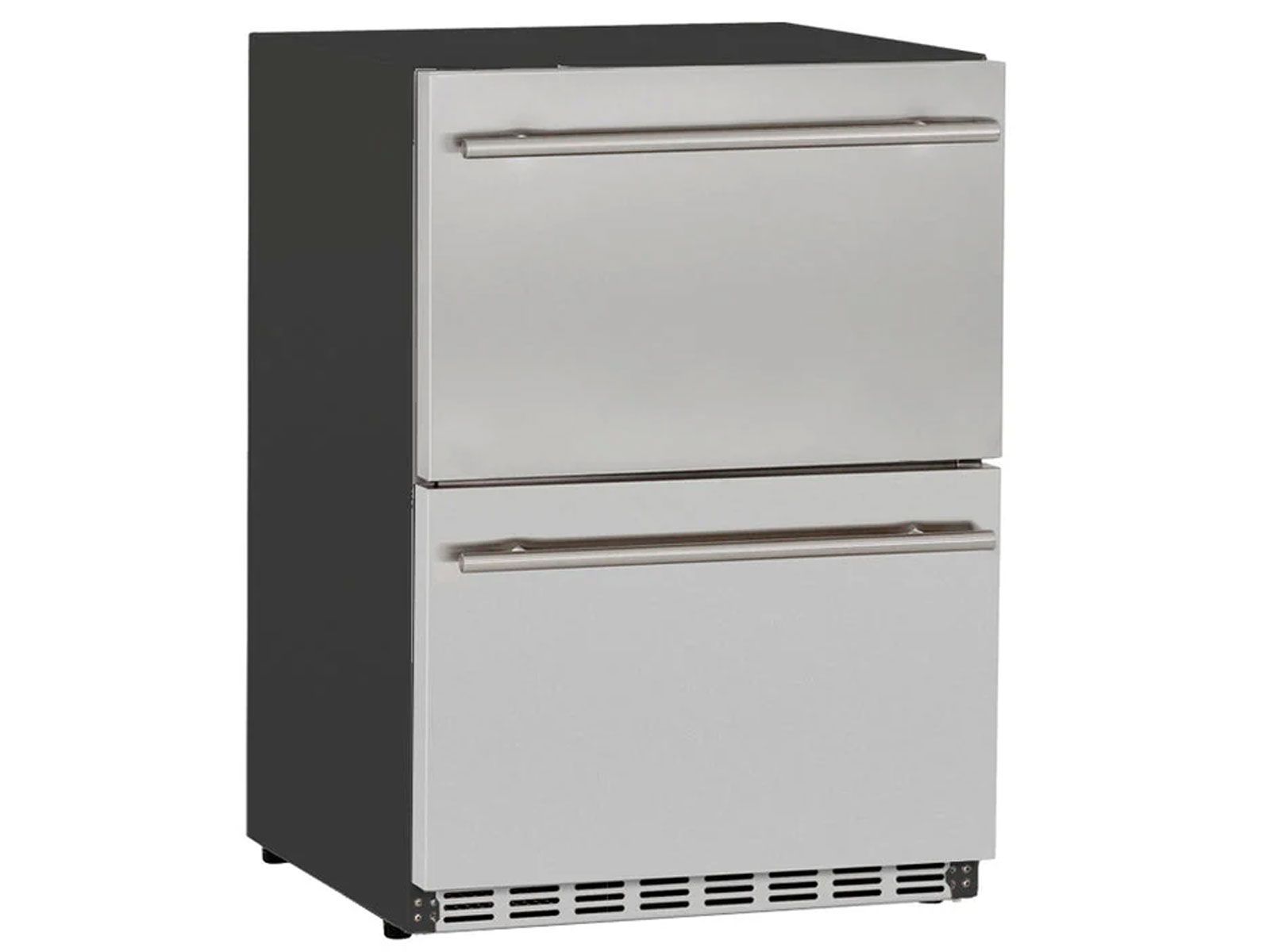 TrueFlame 24-Inch 5.0 Cu. Ft. Outdoor Rated 2-Drawer Fridge with Lock (AMD-RFR-24DR2-A)