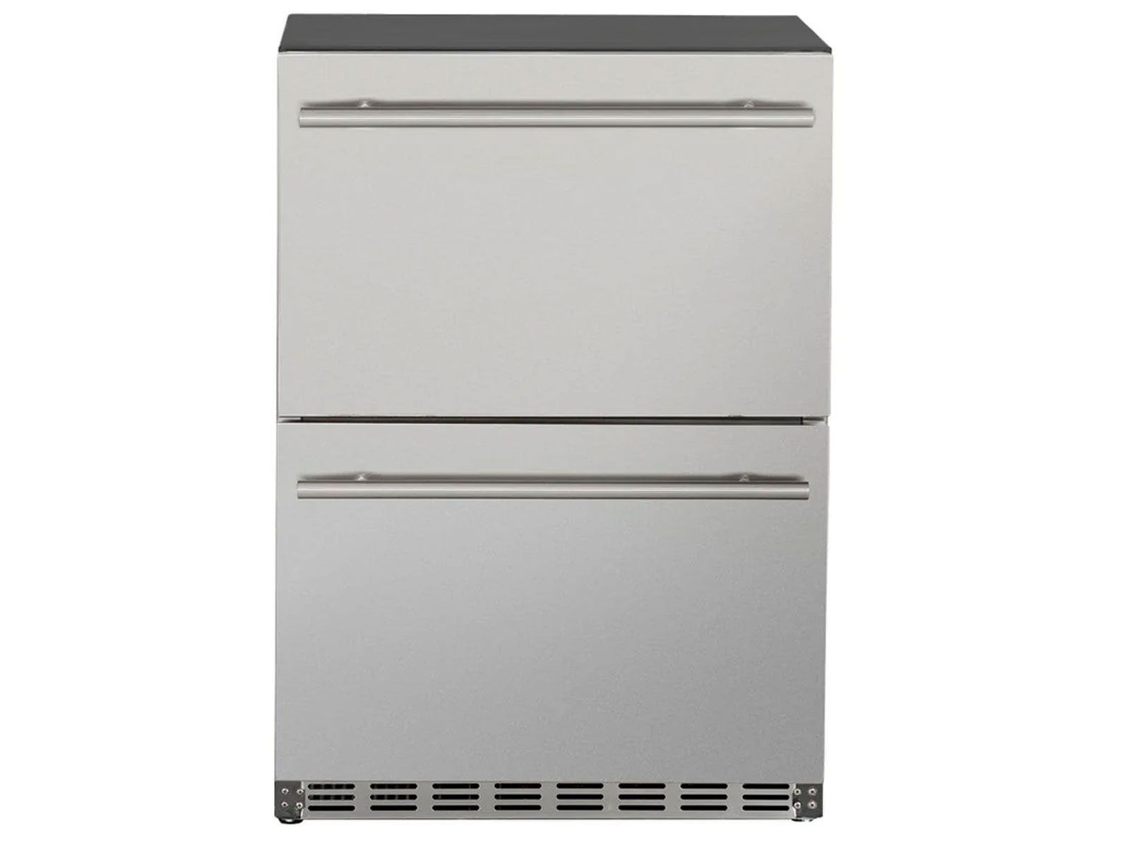 TrueFlame 24-Inch 5.0 Cu. Ft. Outdoor Rated 2-Drawer Fridge with Lock (AMD-RFR-24DR2-A)