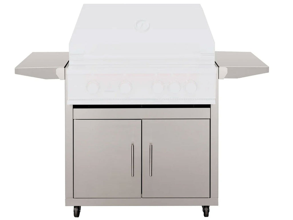 Parrilla de gas independiente TrueFlame Serie E de 32 pulgadas y 4 quemadores 