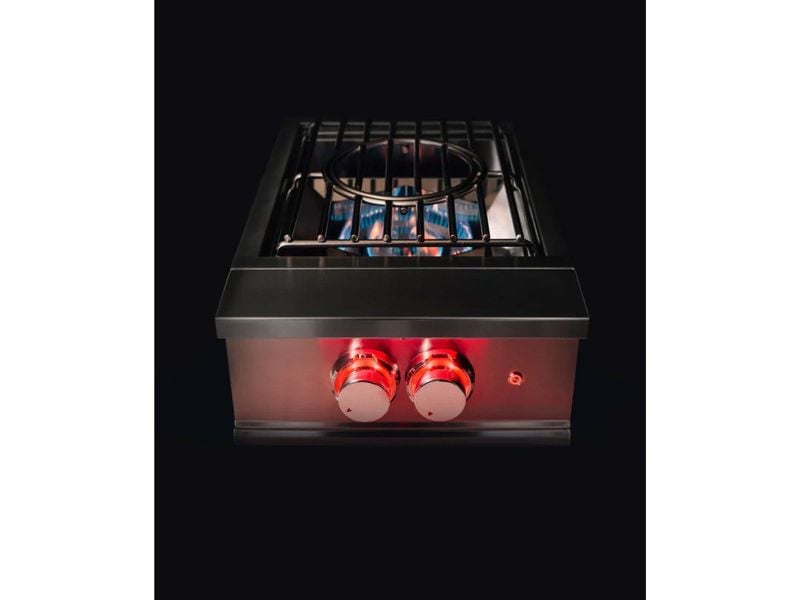 TrueFlame Built-In Gas Power Burner with Wok Grate & Removable Lid