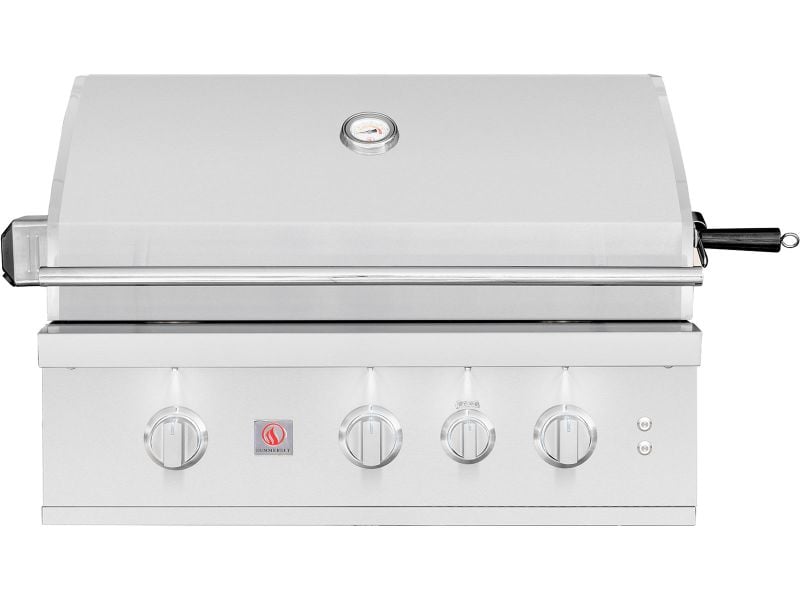 Summerset TRL Pro 32-Inch 3 Burner Built-In Gas Grill With Rear Infrared Burner and Rotisserie Kit (TRLPRO32)