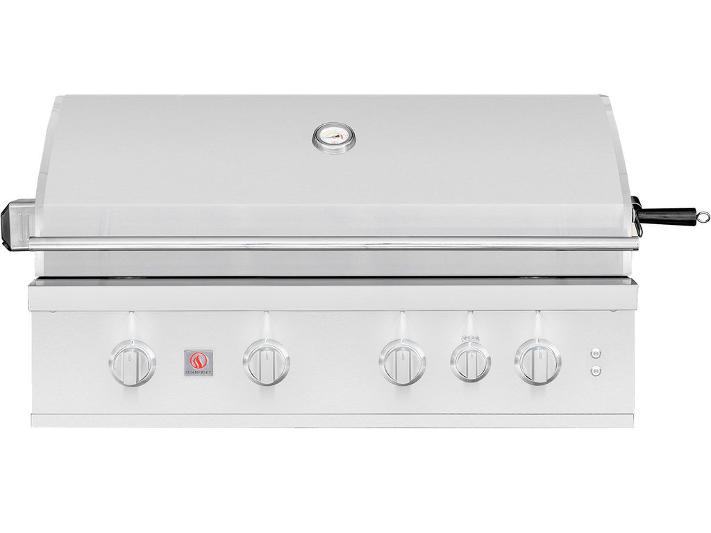 Summerset TRL Pro 40-Inch 4 Burner Built-In Gas Grill With Rear Infrared Burner and Rotisserie Kit (TRLPRO40)