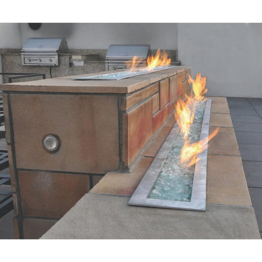 Linear Crossfire 38" Brass Gas Burner