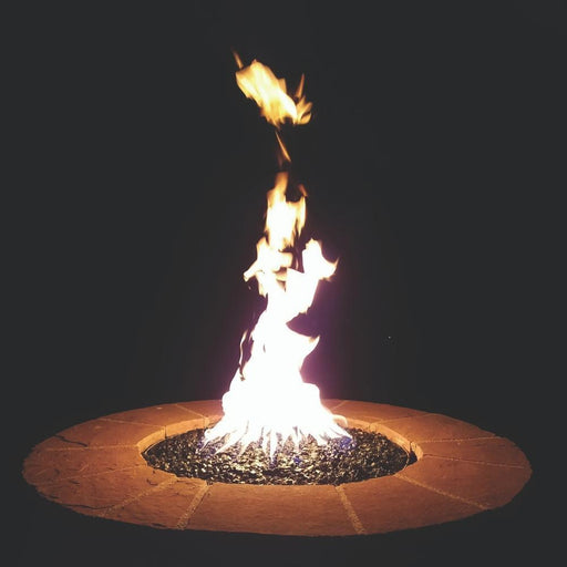 Octagonal Crossfire Brass Gas Burner