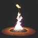 Octagonal Crossfire Brass Gas Burner
